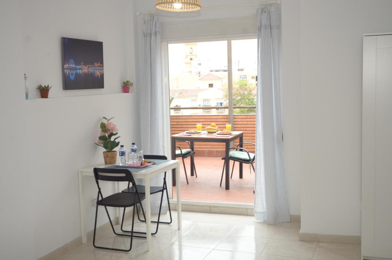 Habitacion Grande Con Terraza Privada, Malaga Centro ภายนอก รูปภาพ